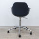 CRASSEVIG Pola Round chair with grey wheels