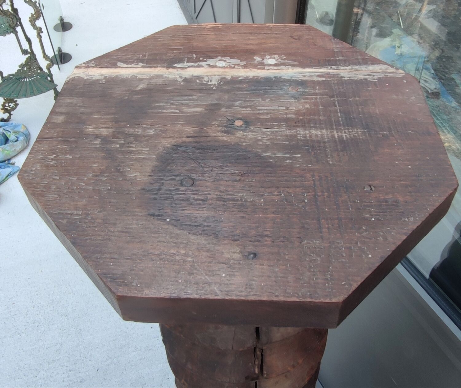 Old fifth wheel column press screw