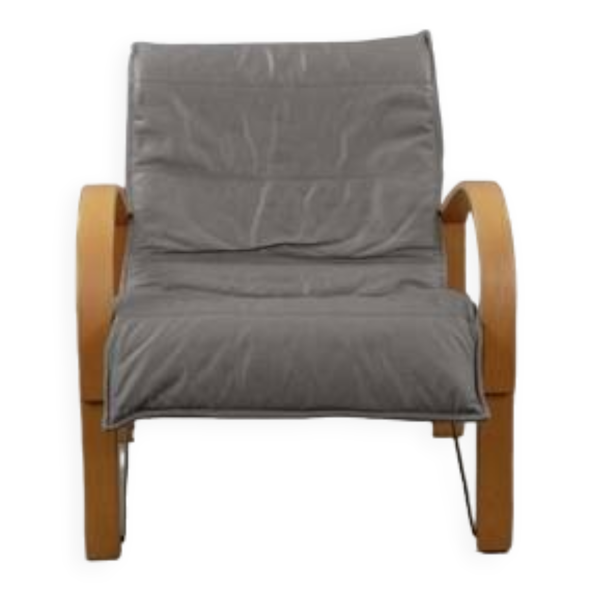 Leather Armchair by Tord Björklund for Ikea, 1980s