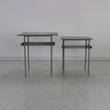 Dutch design set of two sidetables by Wim Rietveld for Auping Holland