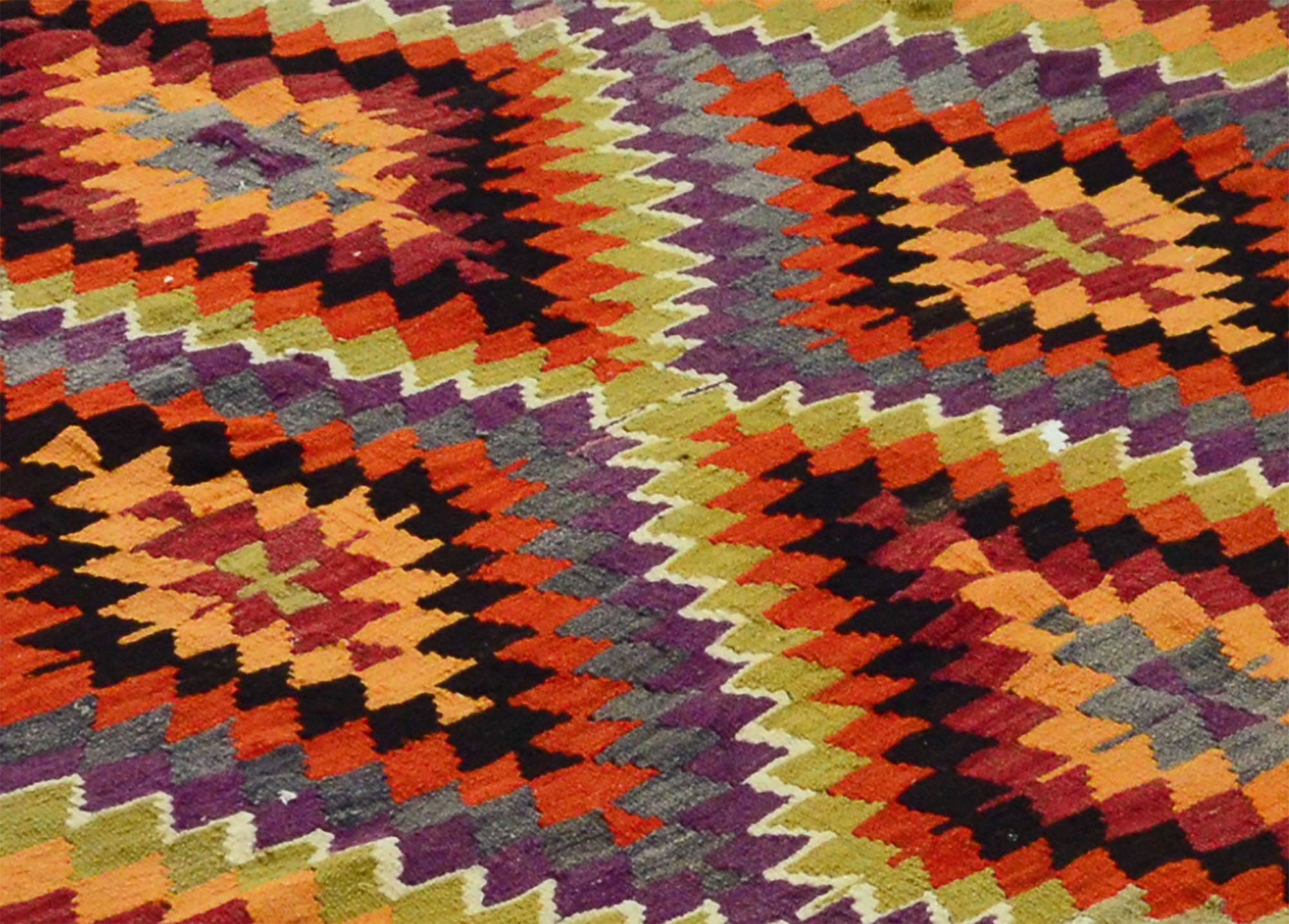 Anatolian handmade kilim rug 274 cm x 157 cm