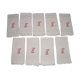 Lot of 9 honeycomb, S cross stitch Monogram towels