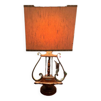 Antique lamp lectern in the shape of a harp - Louis XIV style