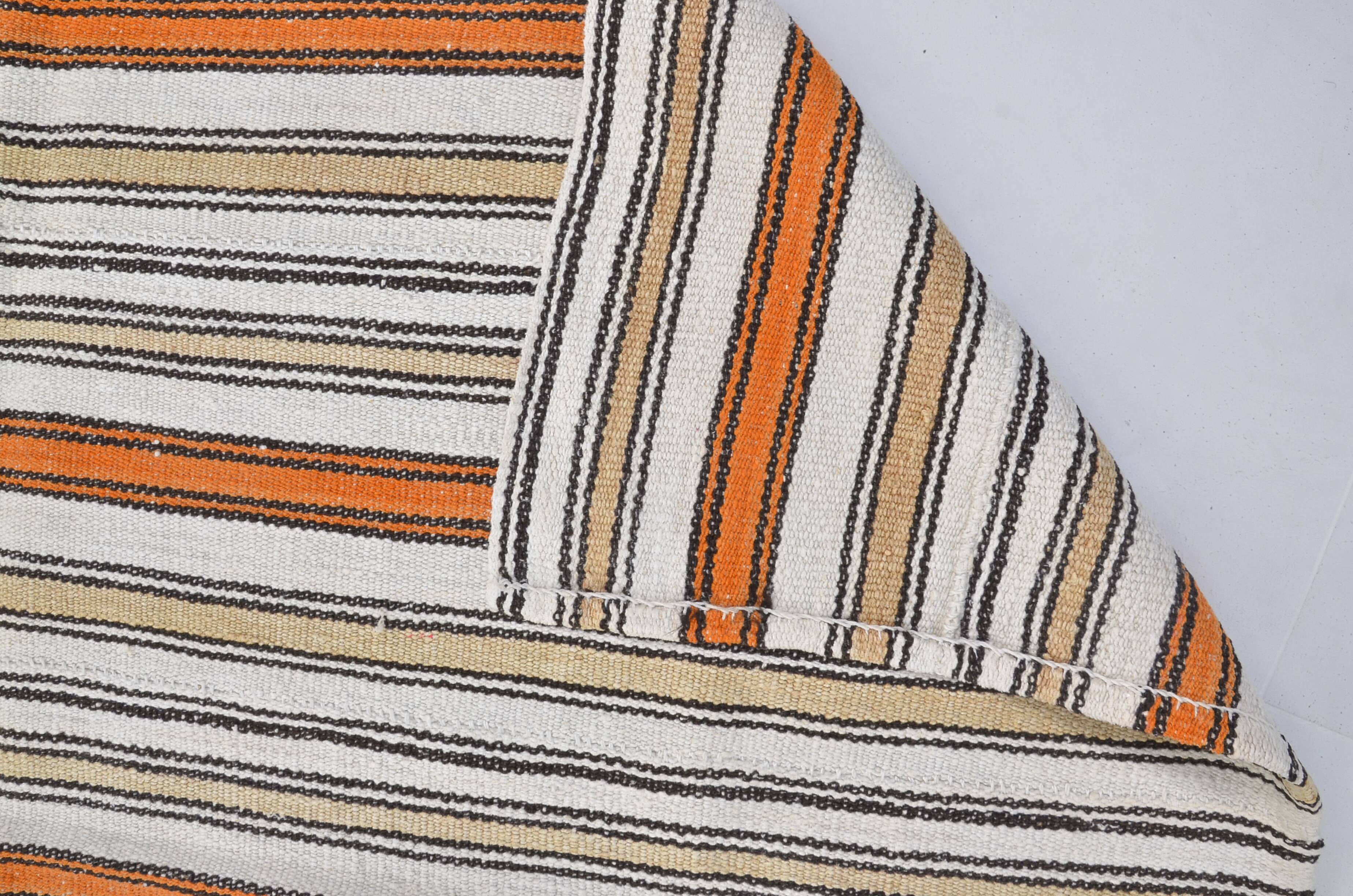 Oushak Handwoven Decorative Hemp Kilim SKU 3668