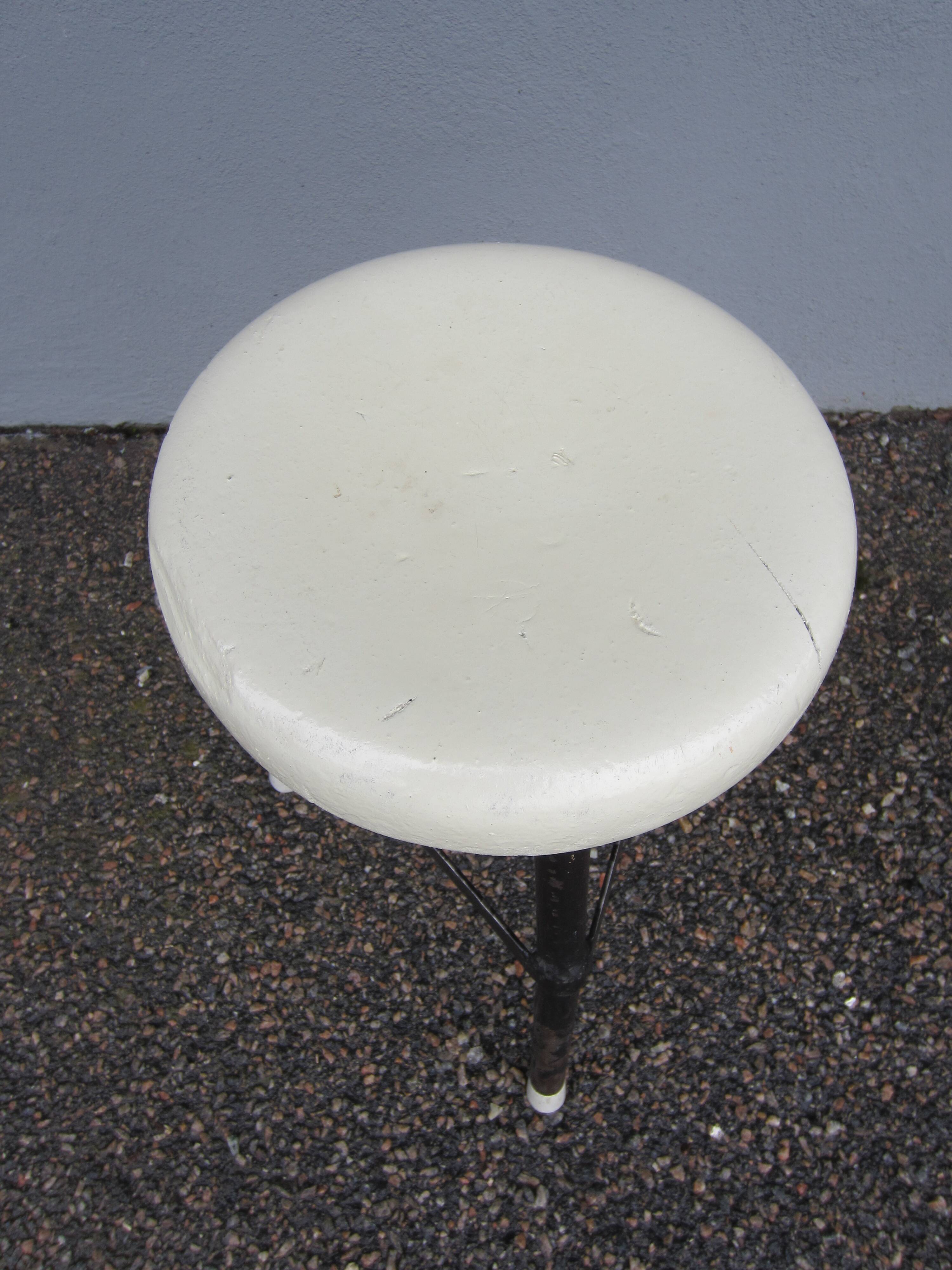 Scandinavian industrial stool from the 1930s.