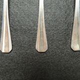 Christofle 12 cake forks model Boreal silver metal