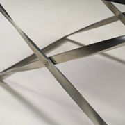 Folding stool PK91 by Poul Kjærholm for Fritz Hansen, 1960s Denmark.
