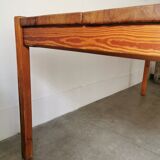 Scandinavian table in fir circa 1960