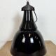 Industrial Black Enamel Bauhaus Pendant Lamp, 1930s