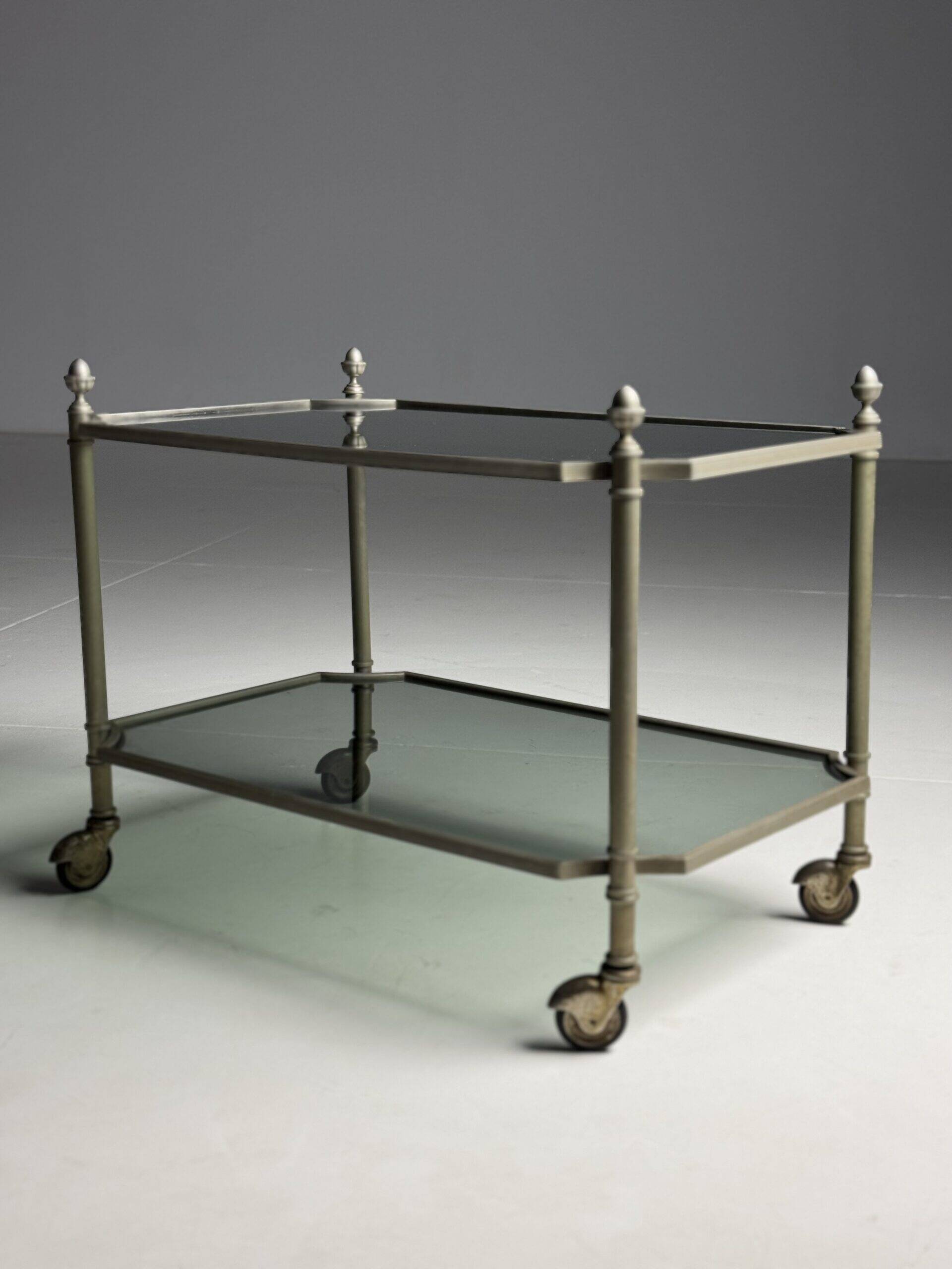 French coffee table metal mid 20th century