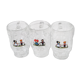 Lot de 3 chopes à bière