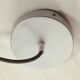 Old suspension enamelled plate green