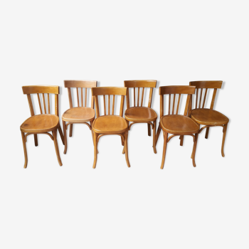 Baumann bistro chairs, series of 6