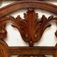 Decorative panel in carved oak wood 19th century