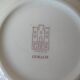 Lot de 9 anciennes assiettes creuses Gien modèle Coralie années 1970/80 décor floral