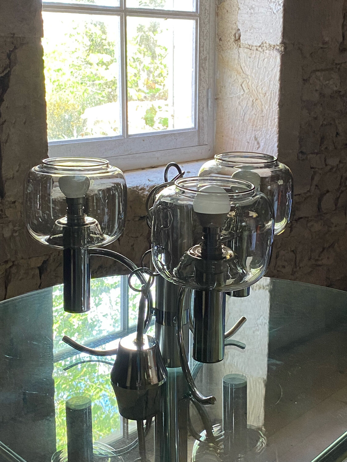 Space age pendant light