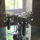 Space age pendant light