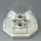 60s 70s ceiling lamp Glashütte Limburg Germany Plafoniere glass & metal