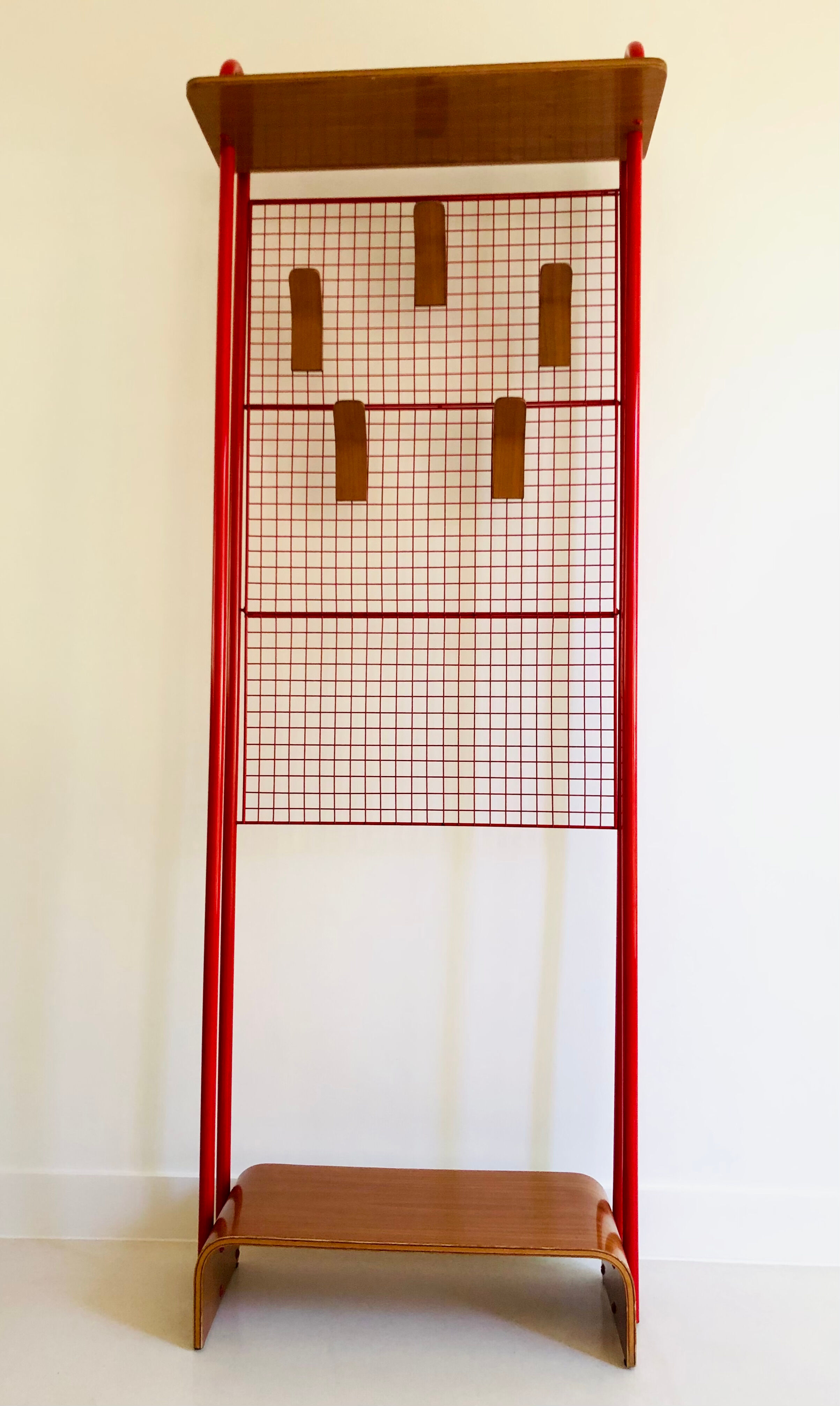 Coat rack grid on foot, Italy 80s