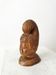 Hand Carved African Ebony Woman Bust: Vintage Tribal Sculpture