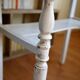 Wood dressing table and marble