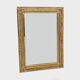 Mid-century Modern Italian Sculptural Backlit Mirror in Murano Glass Brass