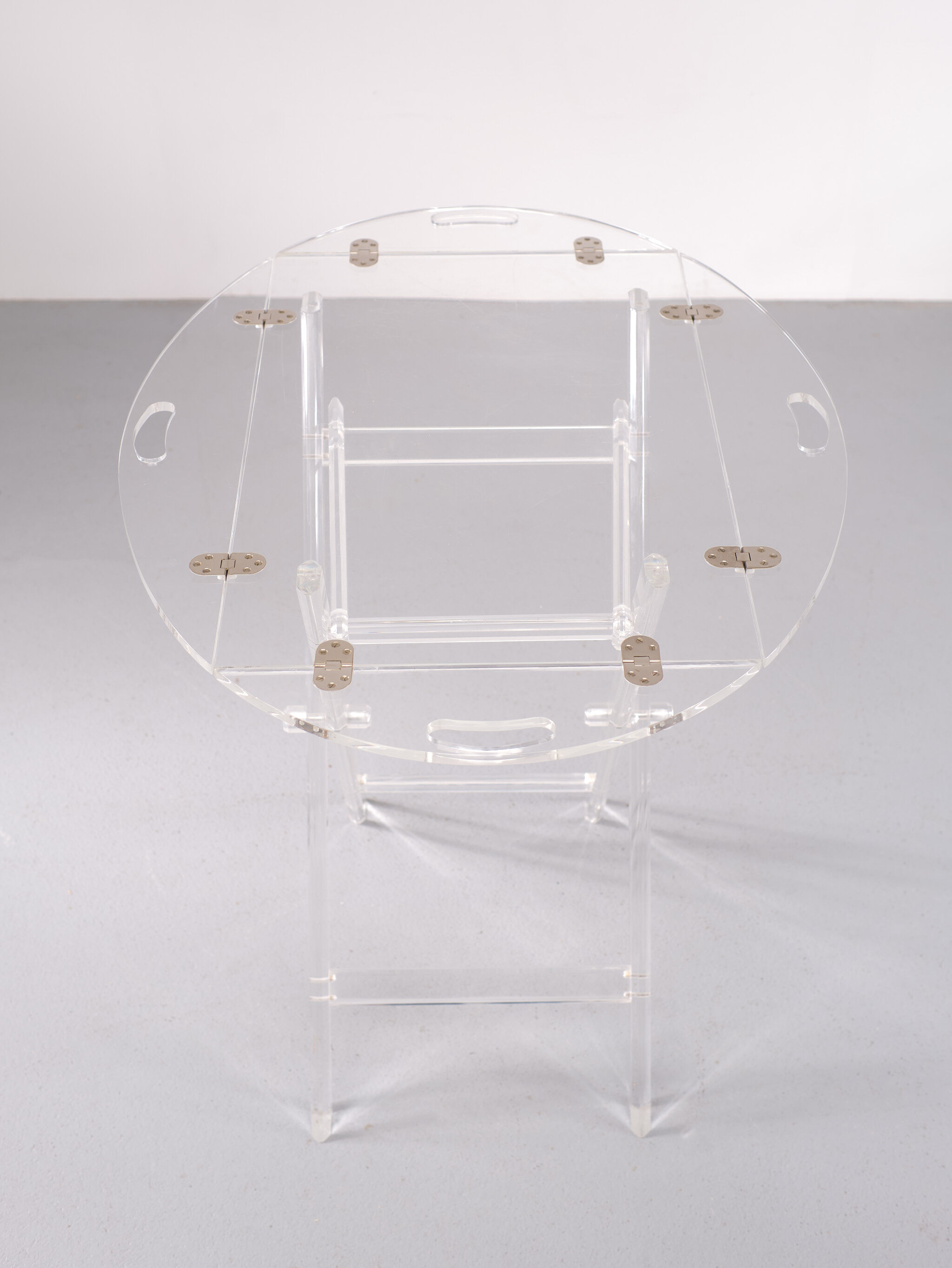 Lucite tray table, france, 1970s