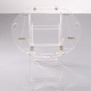 Table lucite, France, années 1970
