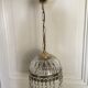 50's stamp glass chandelier