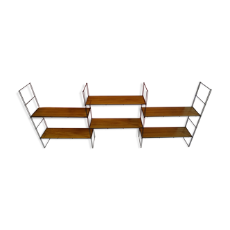 Modular wall shelf vintage string year 60
