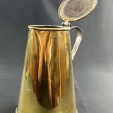 Verseuse pichet couvert cafetière en laiton fin XVIIIe début XIXe