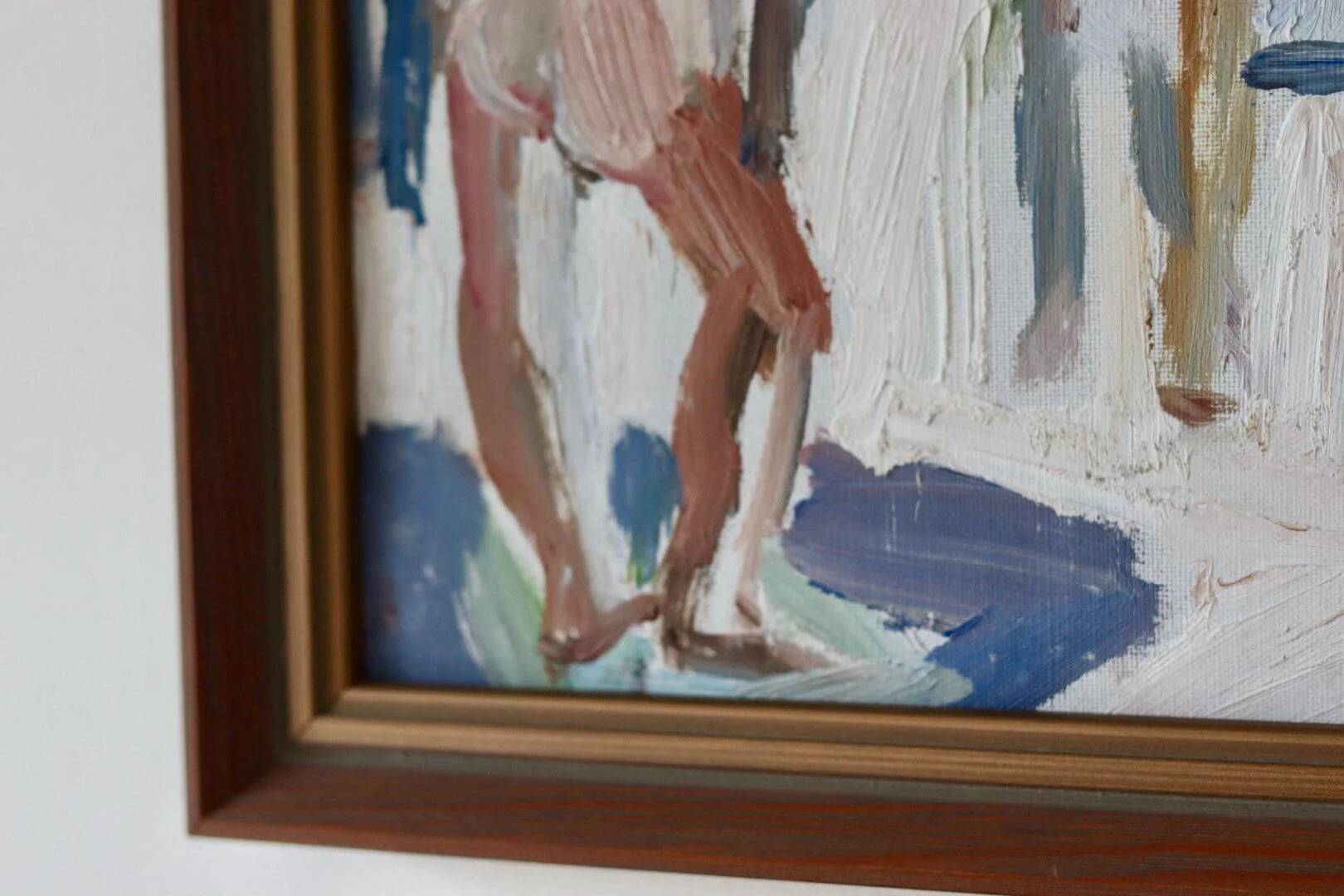 Oil on Swedish canvas "Study of a Nude", Ulla Hellenius Reit