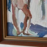 Oil on Swedish canvas "Study of a Nude", Ulla Hellenius Reit