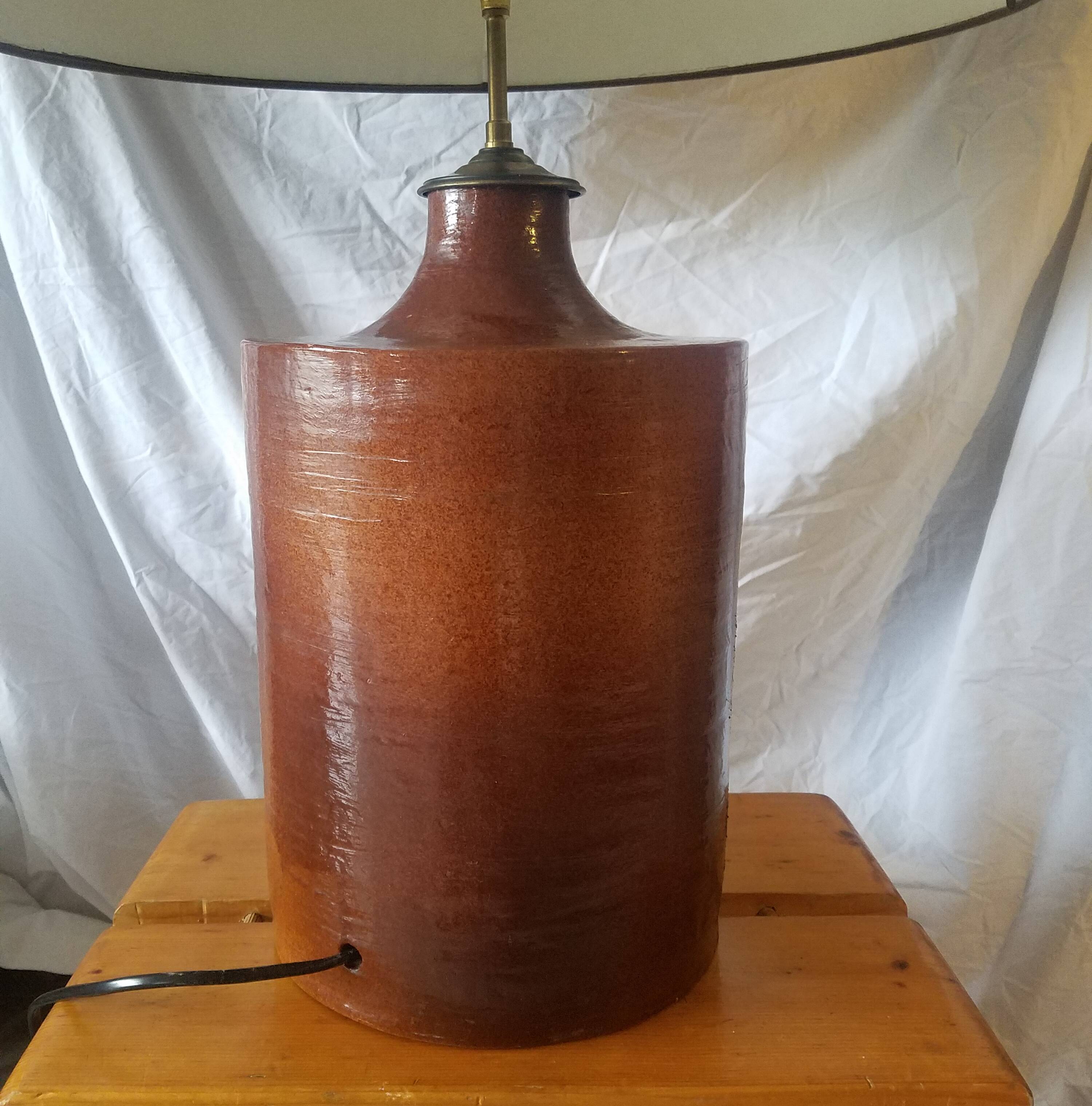 Vintage ceramic lamp stand 1970