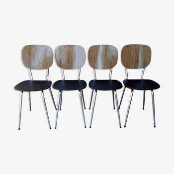 Chaises formica et skai