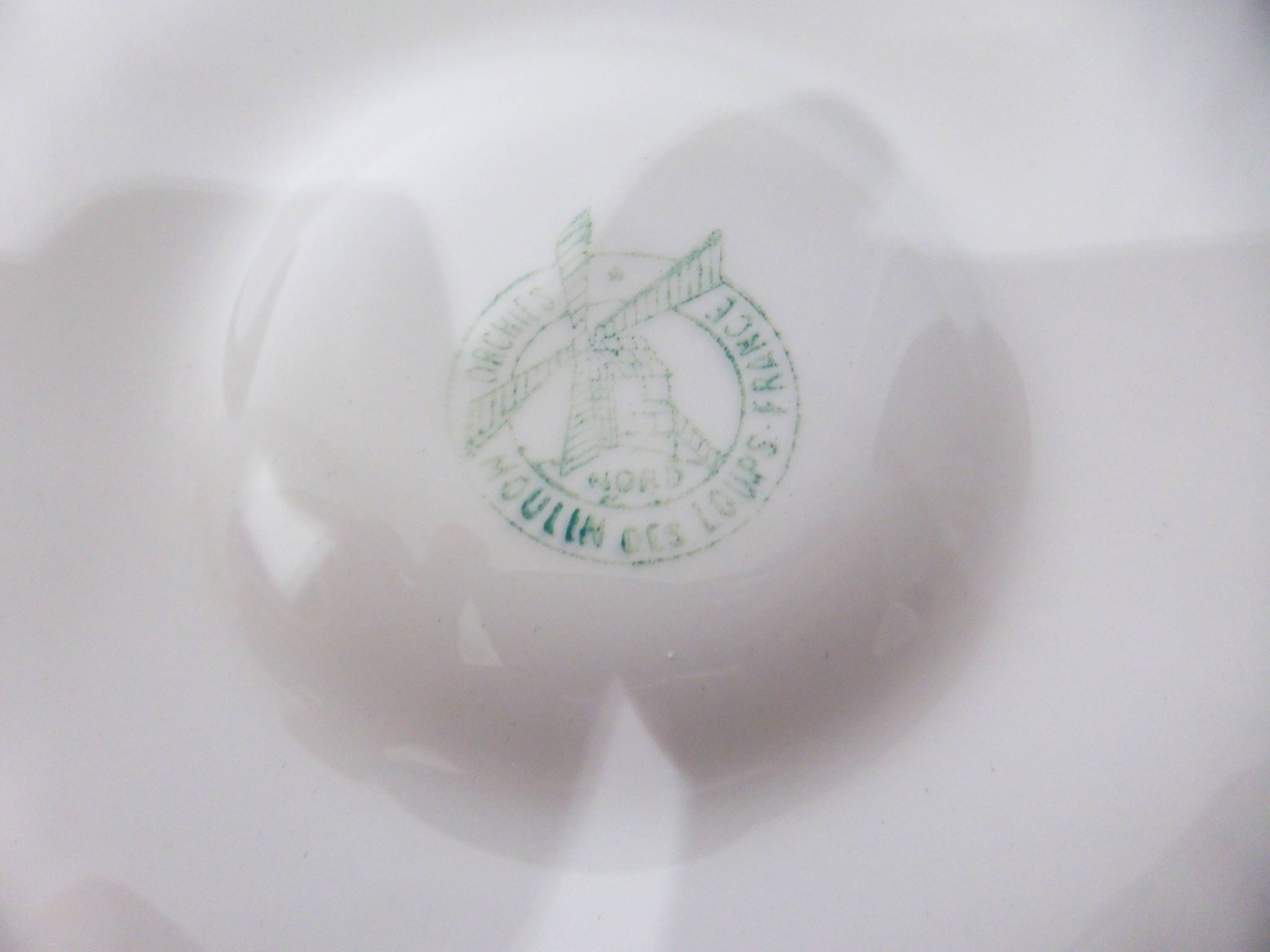 6 oyster plates Moulin des Loups and Orchies 210371