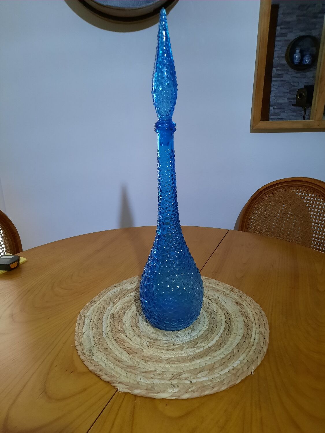 Empoli glass decanter