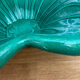 large hollow ceramic bowl in emerald green, CAB Bordeaux