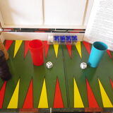 Old suitcase of board games, 7 games, - Rachez Paris -