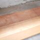 Vintage wooden and metal shelf