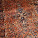 Handmade antique Persian Sarouk rug 4.1' x 6.7' (125cm x 204cm) 1920s