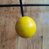 Vintage coat hook with multicolored balls