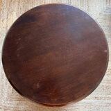 Spiral oak pedestal table