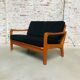 Vintage teak sofa par Juul Kristensen pour JK Danemark, des années 1970
