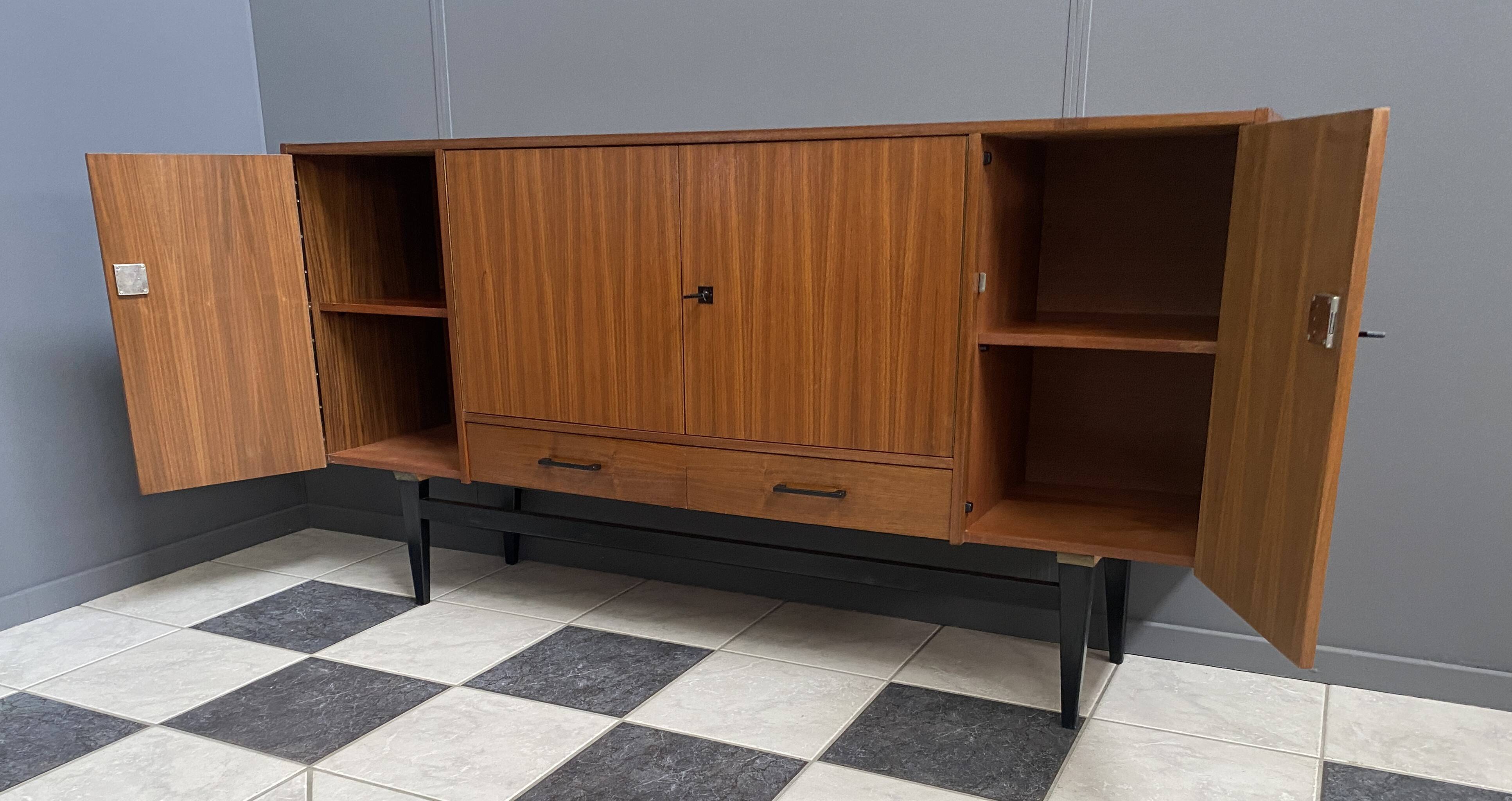 wood sideboard 1970s