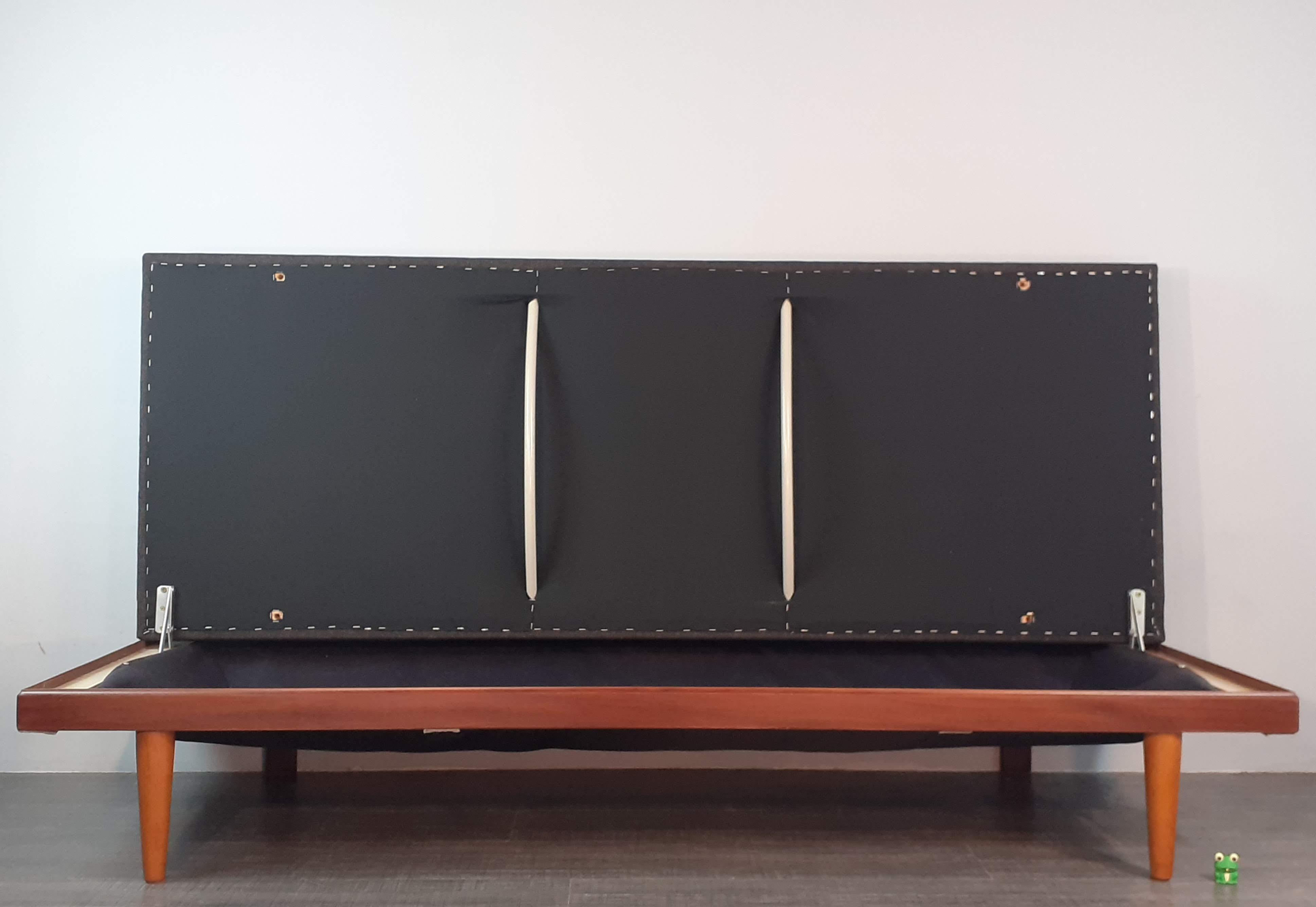 Sofa daybed design Ingmar Relling edition Ekornes 1960s