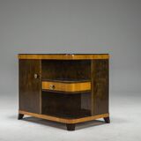 Art Deco Bar Cabinet with Inlays, 1930s