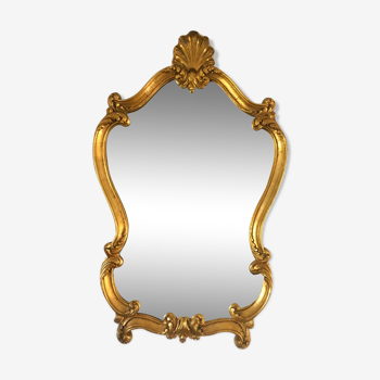 Miroir style Louis XV vintage années 50 48x77cm