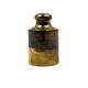 Brass weight shaped table lighter, Mauro Manetti Italy 1970