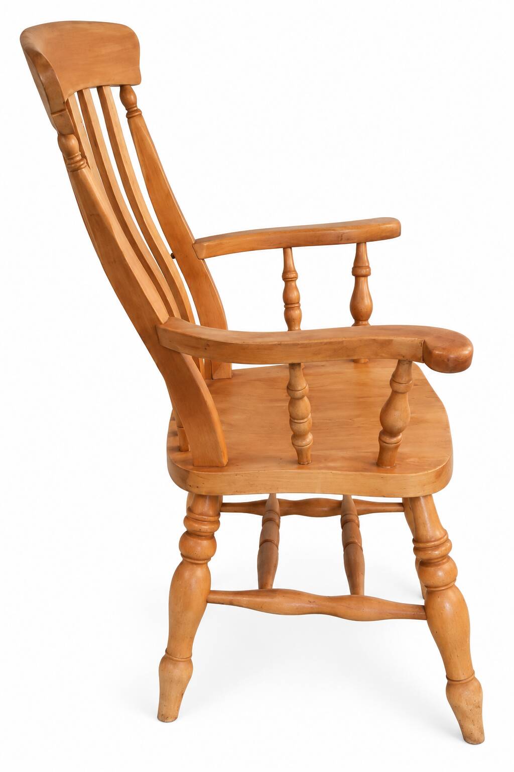 Handmade Old English Pine Windsor Armchair